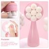 FOMIYES Ergonomic Handle Face Brush Double-Sided Silicone Scrubber for Deep Cleaning view 4
