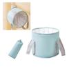 Folding Footbath, Feet Soaking Tub,Portable Folding Footbath,Foot Basin For Soaking Feet,Travel Foot Bath Tub For Foot Spa Soaking Feet Pedicure Basin,Outdoor Camping,Container For Fishing Hiking ( Co view 1