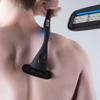 Metablade Back Shaver for Men - Long Handle Back Hair and Body Shavers - Replaceable Ultra Wide Blades, DIY Shave Wet or Dry view 1