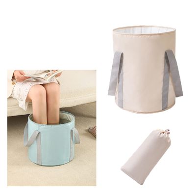 Folding Footbath, Bucket for Soaking Feet,Collapsible Portable Foot Soak Tub,Travel Foot Bath Tub for Foot Spa Soaking Feet,Home Pedicure Basin, Outdoor Camping,Container for Fishing Hiking,Two Sizes