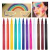 Liquid Vegan Eyeliner, Colorful Neon Eyeliner Pencil, long-lasting, waterproof, smudge proof, sharp tip, quick dry, easy cleansing Makeup Gift for Women (Black#12) view 3
