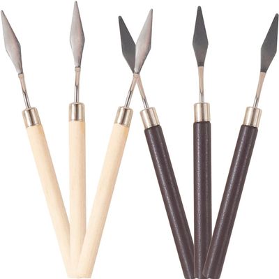 FOMIYES 6pcs Makeup Spatula for Nail Art and Cosmetics Mixing Tool Mixing Rods for Beauty Salons Home Use and Professional Nail Shops