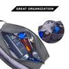 BAGSMART Toiletry Bag for Men, Travel Toiletry Organizer Dopp Kit Water-resistant Shaving Bag for Toiletries Accessories, Door Room Essentials,Grey-basic view 2