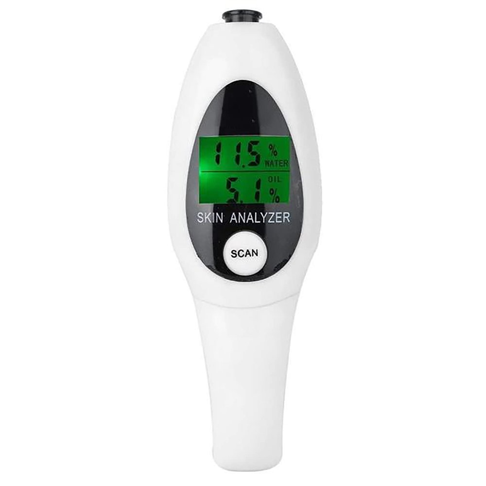 AORGRE LCD Digital Skin Analyzer, Skin Moisture Water Oil Monitor, Display Two Kinds of Data with One Click, Portable to Take Anywhere, for Beauty Salon Spa Home Travelling, Gift for Girls Women