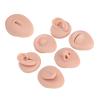 Soft Silicone Flexible Model Body Part Displays Set, Silicone Tongue Mouth Navel Ear Model for Piercing Practice and Jewelry Display Acupuncture Teaching Tool, Education (Medium view 2
