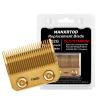Manxrtod FX802G Replacement Blades Compatible with FX870/FXF880/FX810/FX825/FX673N Clippers, DLC Replacement Taper Blades for BaByli*s* Clipper Blades, Gold view 2