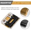 Manxrtod FX802G Replacement Blades Compatible with FX870/FXF880/FX810/FX825/FX673N Clippers, DLC Replacement Taper Blades for BaByli*s* Clipper Blades, Gold view 3