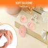 Soft Silicone Flexible Model Body Part Displays Set, Silicone Tongue Mouth Nose Eye Navel Ear Model for Piercing Practice and Jewelry Display Acupuncture Teaching Tool, Education (Light Skin Colour) view 2