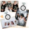 Banugo Spiral Hair Ties, Bachelorette Party Favors, Maid of Honor & Bridesmaid Gifts (8Pcs, Black) view 4