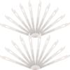 LALAFINA 20pcs Nail Files Reusable Manicure Tools for Natural Nails Convenient and Portable Pedicure Accessories for Home and Salon Use view 1