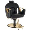 BarberPub Luxurious Classic Barber Chair Hydraulic Pump Recline Beauty Spa Styling Salon for Hair Stylist Equipment 9578(Black) view 1