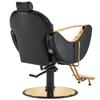 BarberPub Luxurious Classic Barber Chair Hydraulic Pump Recline Beauty Spa Styling Salon for Hair Stylist Equipment 9578(Black) view 4