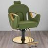 BarberPub Luxurious Classic Barber Chair Hydraulic Pump Recline Beauty Spa Styling Salon for Hair Stylist Equipment 9578 (Green) view 2