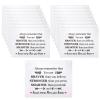 100 Pcs Inspirational Gifts for Girls Women Travel Cheer Makeup Bag Bulk Loved Quotes Cosmetic Bags with Zipper Thank You Encouragement Birthday Gift Bag for Nurse Teacher Friend (You Are Braver) view 1