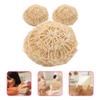 minkissy 3pcs Sisal Bath Scrubbers for Exfoliating Skin Comfortable Shower for Body Cleaning for Daily Use and Travel view 4