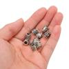 10Pcs Viking Beard Beads for Men Beard, Hair Beard Pendant and Pendant, DIY Bracelet Jewelry Pendants, Norse Dreadlock Beads Hair Tube Beads view 3
