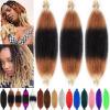 10 Inch Pre-Separated Springy Afro Twist Hair 3 Packs Marley Twist Braiding Hair for Distressed Faux Locs Spring Twist Hair Extensions for Women (1B27613#, 10 Inch (Pack of 3)) view 1