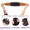 10 Inch Pre-Separated Springy Afro Twist Hair 3 Packs Marley Twist Braiding Hair for Distressed Faux Locs Spring Twist Hair Extensions for Women (1B27613#, 10 Inch (Pack of 3)) view 4