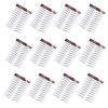 Water Proof Stickers Hair-Like Eyebrow Tattoos Stickers 12 Sheets 6d Eyebrow Lasting Eyebrow Grooming Shaping Sticker for Women Girls Black Stickers view 1