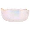 4.9in/12.5cm Nail Soaking Bowl, Multifunctional Irregular Design Glass Nail Art Manicure Bowl Hand Soaking Bowl for Nail Treatment Polish Removal, Cuticle Softening view 1