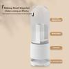 LtyTz Cute Makeup Brush Holder Organizer with Lid, Rotating Dustproof Make Up Brushes Container with Clear Acrylic Cover for Vanity Desktop Bathroom Countertop view 2