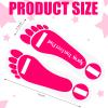 Nuenen 120 Pairs Spray Tan Adhesive Feet Tanning Pads Protectors Disposable Adhesive Spray Tan Feet Pads for Sunless Spray Tanning, Lasting Foot Tent Protection,240 Feet (Pink) view 2