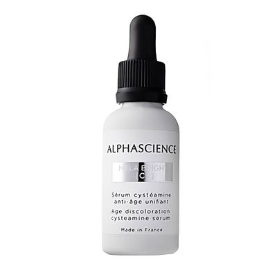 ALPHASCIENCE Mela Bright [C+] Serum - Helps Enhance Skin - Protect Skin's Barrier - Pro-Collagen Action - with Stable Cysteamine, 30 ml / 1 fl. oz.