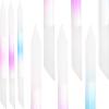minkissy 6pcs Colorful Glass Nail Files Stylish Manicure Tools for Nail Art and Finishing Cuticle for Home and Salon Use view 1