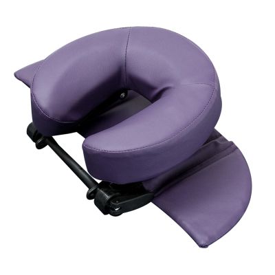 oiakus Massage Table Face Cradle Cushion, Home Office Mattress Top Massage Kit, Adjustable Headrest & Face, Lightweight Aluminum Face Cushion for Massage Chair Table