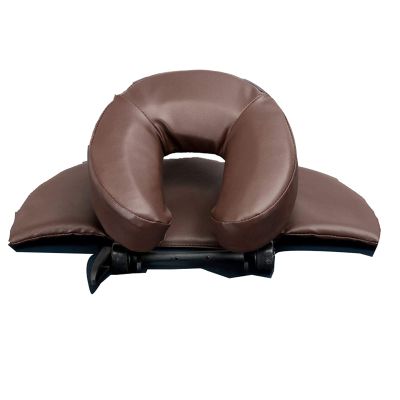 oiakus Massage Table Face Cradle Cushion, Home Office Mattress Top Massage Kit, Adjustable Headrest & Face, Lightweight Aluminum Face Cushion for Massage Chair Table