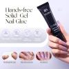 Five Angeles Tipex Instant Apex Nail Tips  Pre-Etched Acrylic Hard Gel Tips Kit for Flat Nails, Long Coffin Deep C Curve, Full Cover Press-On Nails for Beginners, UV Glue & LED Lamp Set view 4