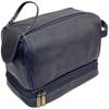 RUSTIC TOWN Leather Toiletry Bag for Men - Travel Shaving Ditty Kit - Bathroom Shower Toiletries Organizer - Cosmetic Makeup Bag for Women view 1