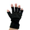 Premium UV Gloves for Gel Manicure Nail Lamps, Anti UV Skincare, UV Light Protection Fingerless Gloves, Protect Hands from Harmful UV Sun Rays (Black) view 4
