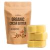 Organic Cocoa Butter Raw Unrefined - Food Grade USDA Certified - for Scars, Stretch Marks Cream - 100% Cocoa Butter Raw Organic for Skin Moisturizer, Lip Balm 8 oz view 1