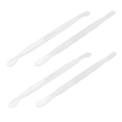 KALLORY 4pcs Nail Dead Skin Remover Non-slip Cuticle Trimmer Rasp Pusher for Professional and Home Use Portable Manicure Tools for Travel Daily Grooming