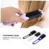 KALLORY 3pcs Portable Folding Comb with Mirror Anti-static Hair Combs for Travel Outdoor Use Compact Design White Black Blue view 2