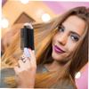 KALLORY 3pcs Portable Folding Comb with Mirror Anti-static Hair Combs for Travel Outdoor Use Compact Design White Black Blue view 3