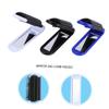 KALLORY 3pcs Portable Folding Comb with Mirror Anti-static Hair Combs for Travel Outdoor Use Compact Design White Black Blue view 4