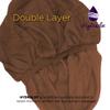 DOONA Argan & Black Castor Treatment Caps Day & Night Cap Sleep Cap Hair Sleep Shower Cap Bonnet Satin Bonnet for Sleeping Hat Super Jumbo Brown view 3