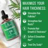 Rosemary Oil for Hair Growth for Women, Men. Strengthens & Hydrates Thinning, Dry Hair for a Healthier-Looking Scalp. For Women & Men  Vegan 1oz Serum view 3