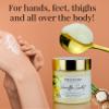 Citrus Peel 100% Natural & Vegan Raw Nourishment Body Butter - Cocoa, Shea & Mango Butter - Rich, Quick Absorbing Moisturizer For Full Body, Hands & Feet - Handmade, Cruelty Free, with Organics, Delizioso Skincare - 8 oz view 4