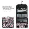 senya Hanging Travel Toiletry Bag Blue Butterfly Leopard Print Kit Makeup Case Cosmetics Organizer for Men Women 1.0 Fl Oz view 4