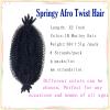 12 Inch Marley Twist Braiding Hair 8 packs Springy Afro Twist Hair Kinky Afro Twist Crochet Hair fot Braiding Natural Black Pre-Separated Springy Afro Twist Hair Spring Twist Extension for Black Women view 2