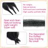 12 Inch Marley Twist Braiding Hair 8 packs Springy Afro Twist Hair Kinky Afro Twist Crochet Hair fot Braiding Natural Black Pre-Separated Springy Afro Twist Hair Spring Twist Extension for Black Women view 3