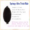12 Inch Springy Afro Twist Hair,Marley Hair 8 Packs 4# Color Marley Twist Braiding Hair, Dark Brown kinky Braiding Hair Wrapping Hair for Soft Locs Afro Twist Hair Extension for Black Women view 2