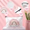 Ganeen 24 Pcs Christmas Inspirational Cosmetic Bags for Women Small Makeup Bag Makeup Pouch with Zipper Motivational Quotes for Women Coin Purse Girlfriends Coworkers Friends Gift(Motivational) view 3