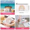 Ganeen 24 Pcs Christmas Inspirational Cosmetic Bags for Women Small Makeup Bag Makeup Pouch with Zipper Motivational Quotes for Women Coin Purse Girlfriends Coworkers Friends Gift(Motivational) view 4