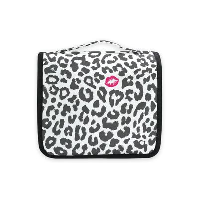 senya Hanging Travel Toiletry Bag Leopard Kiss Kit Makeup Case Cosmetics Organizer for Men Women
