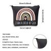 WCGXKO Religious Gifts for Goddaughter and Godchild - I am a Child of God First Communion & Baptism Gifts (Black) view 2