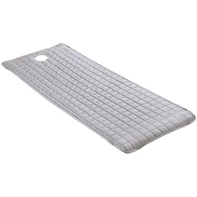 Jojomis Facial Massage Table Bed Cover Mattress Pad for Beauty Salon with Face Hole & Elastic Bands - Grey 75x28 Inch